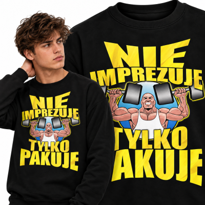 BLUZA NA SIŁOWNIĘ NIE IMPREZUJE